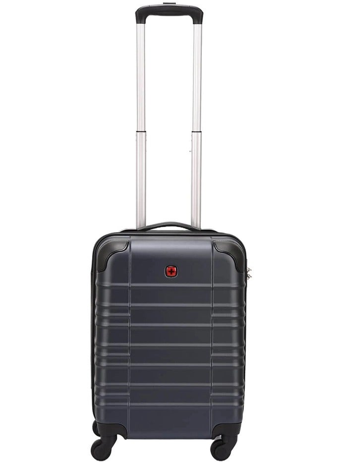 Wenger Amplar 3 Piece (53+65+75 Cm) 4-Double Wheeled Hardside Non-Expandable Luggage Trolley Set - Navy Blue - Image 2